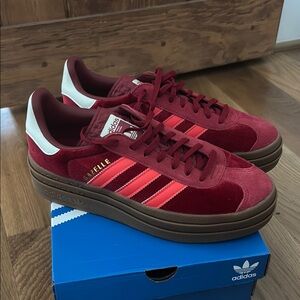 Adidas Gazelle Red Sneakers